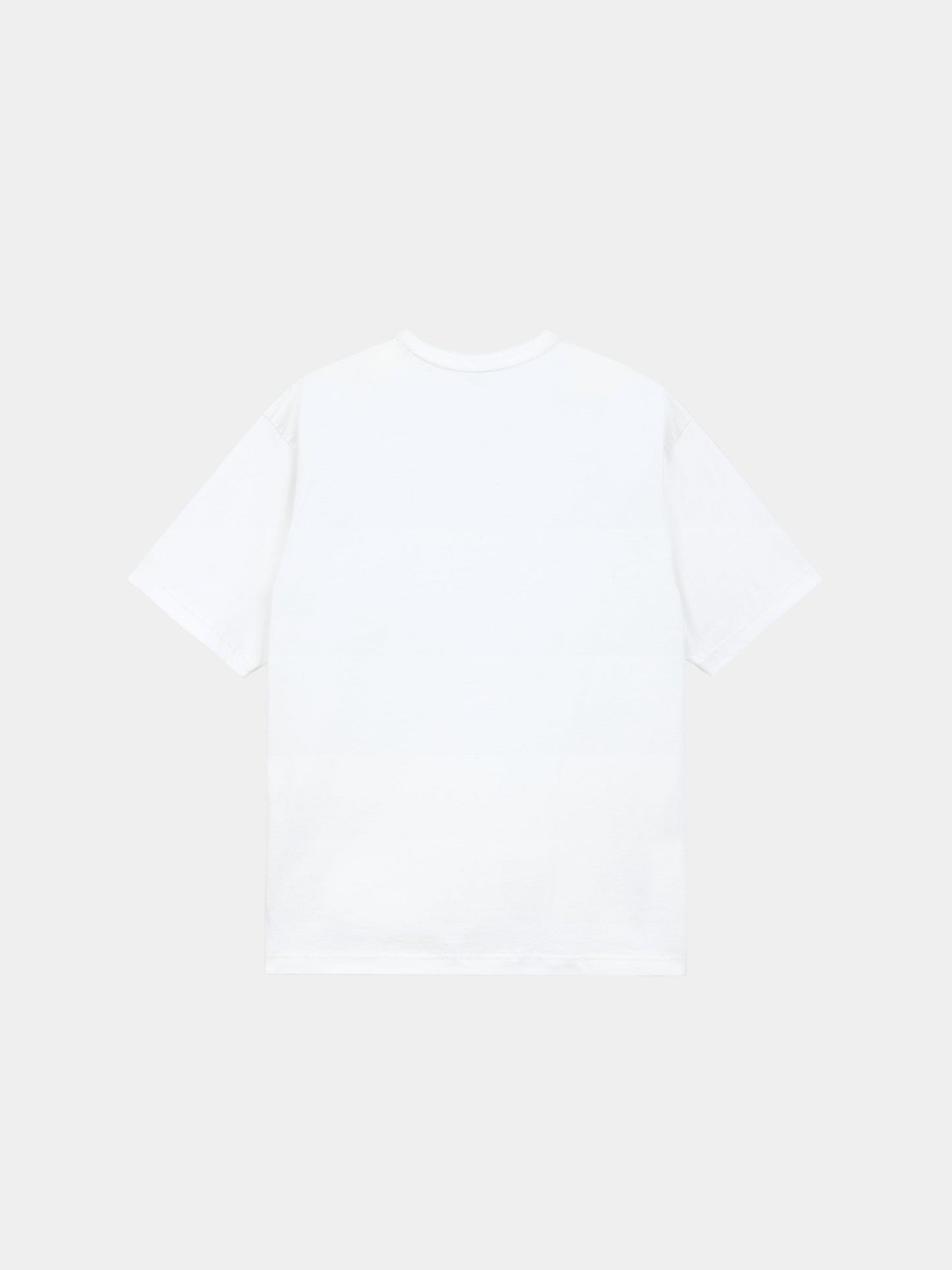 Alpha Boxer Tee by Alpha Industries, 100% cotton, plain white, back side visible.