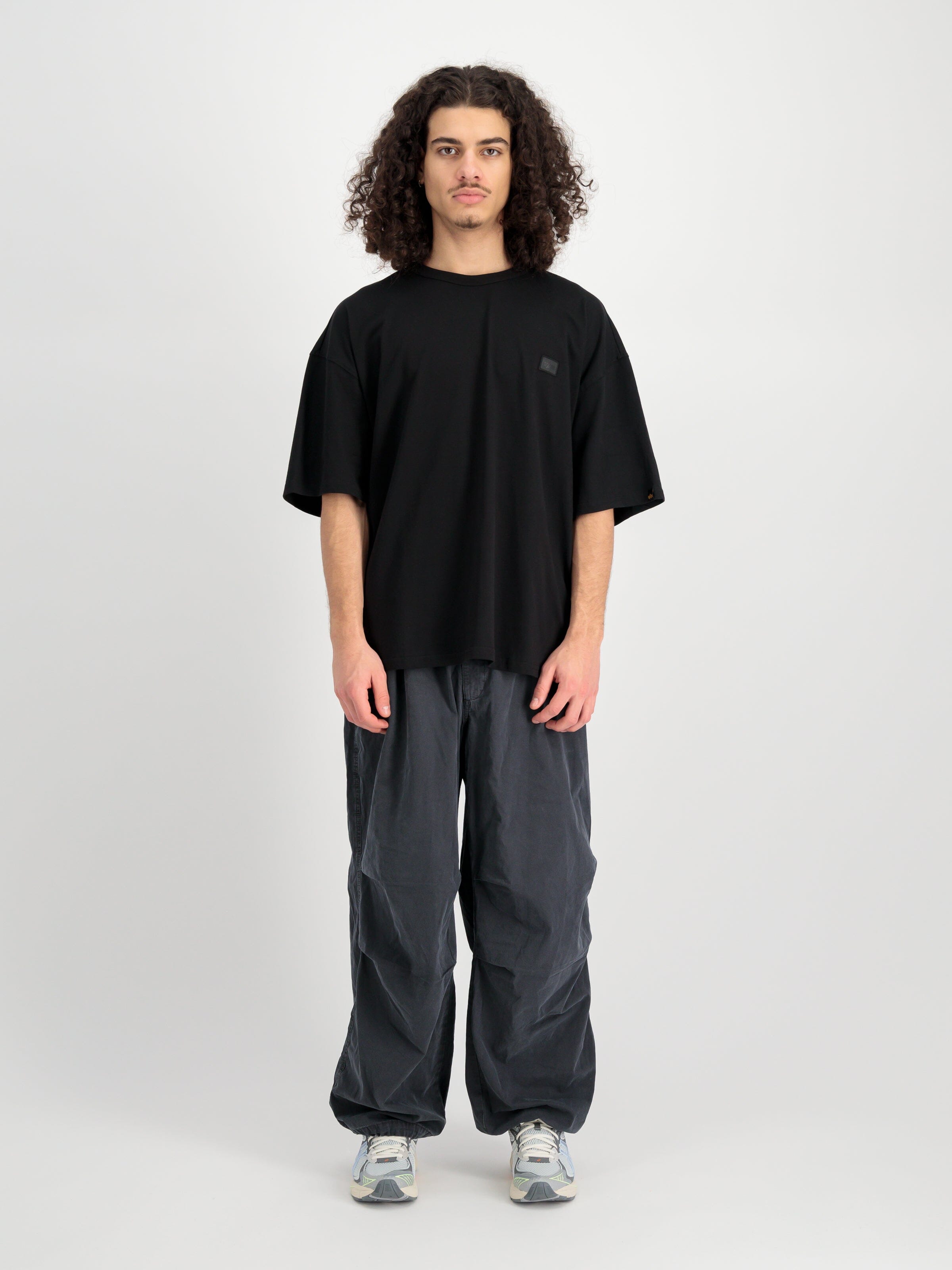 Alpha Industries Alpha Essential Relaxed Tee, soft cotton, gray.