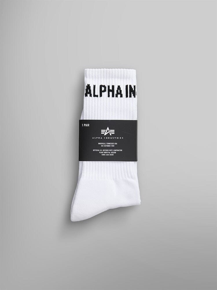 ALPHA LOGO SOCKS ACCESSORY Alpha Industries