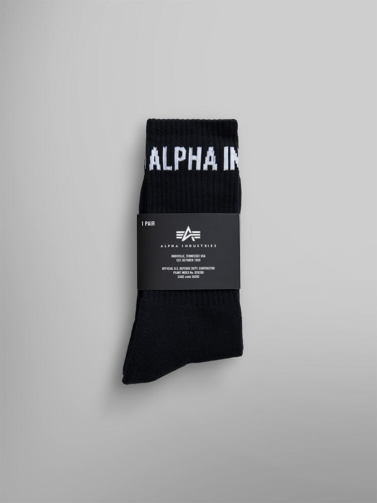 ALPHA LOGO SOCKS ACCESSORY Alpha Industries