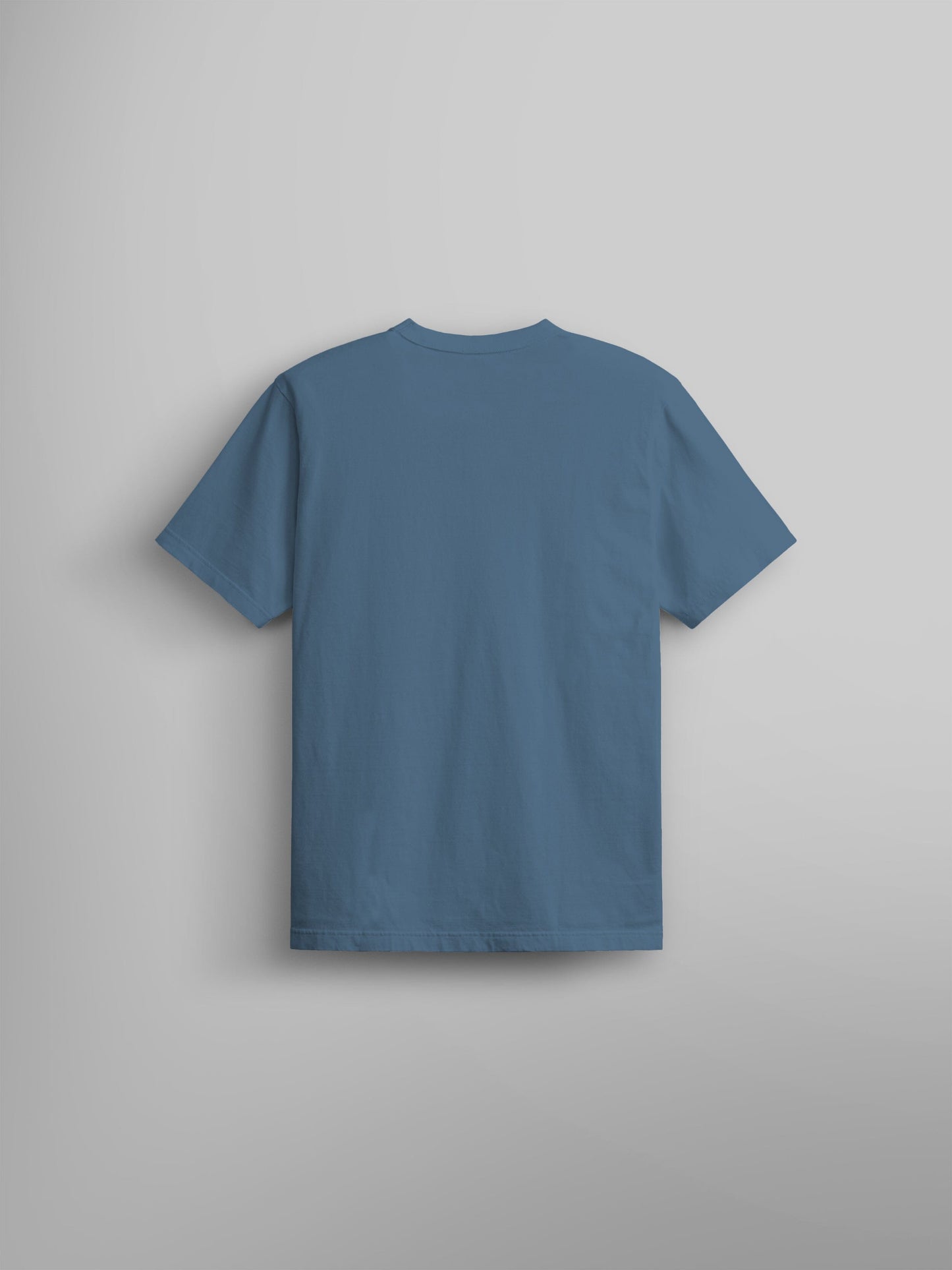 Alpha Naval Base San Diego Tee by Alpha Industries, plain blue shirt, MA-1 inspired design, cotton material.