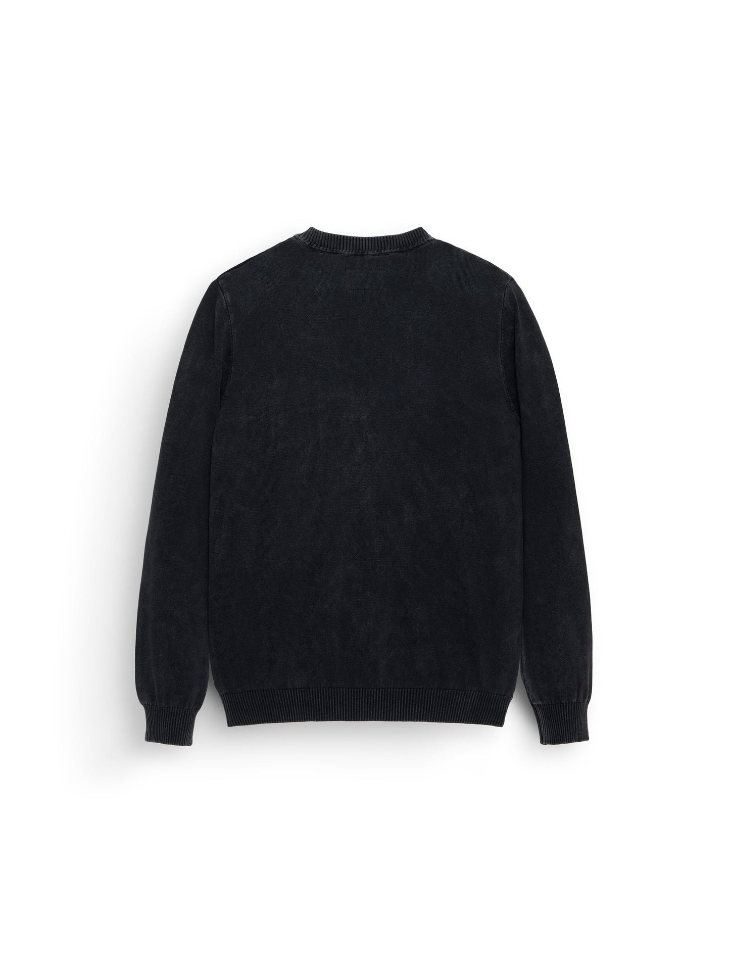 Alpha Sweater Alpha Industries, black, crewneck, long sleeves, relaxed fit.