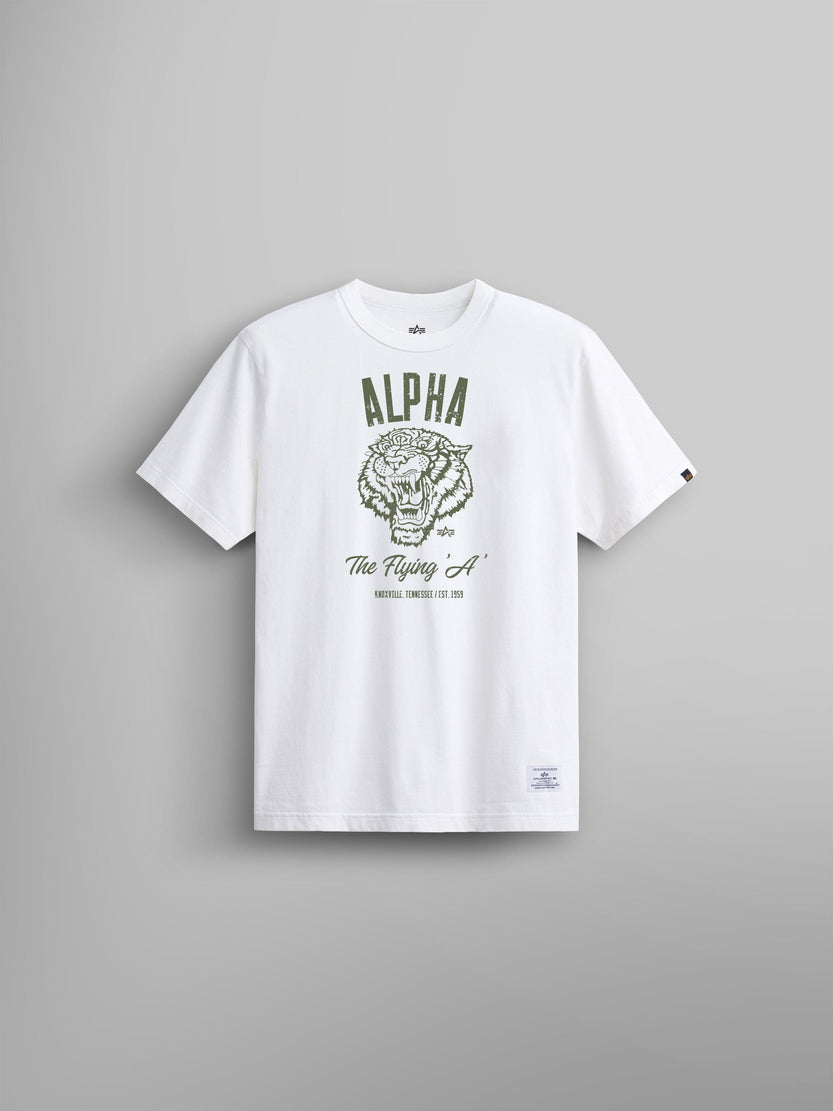 ALPHA TIGER TEE TOP Alpha Industries WHITE S 