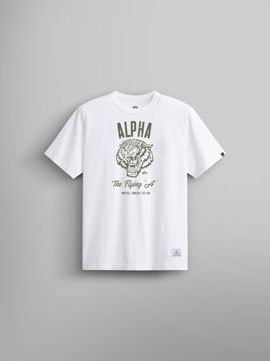 ALPHA TIGER TEE TOP Alpha Industries WHITE S