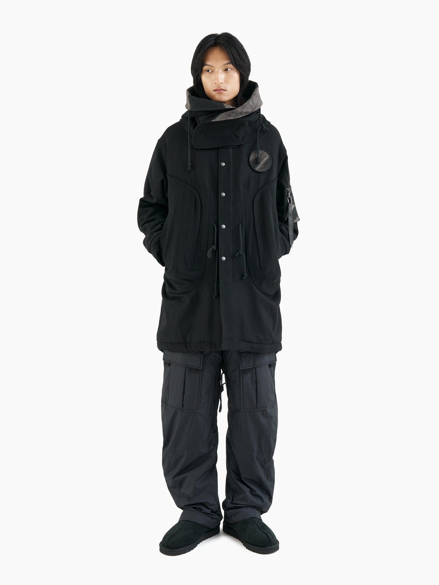 ALPHA X JIYONGKIM SUN-BLEACHED FISHTAIL COAT COLLAB Alpha Industries