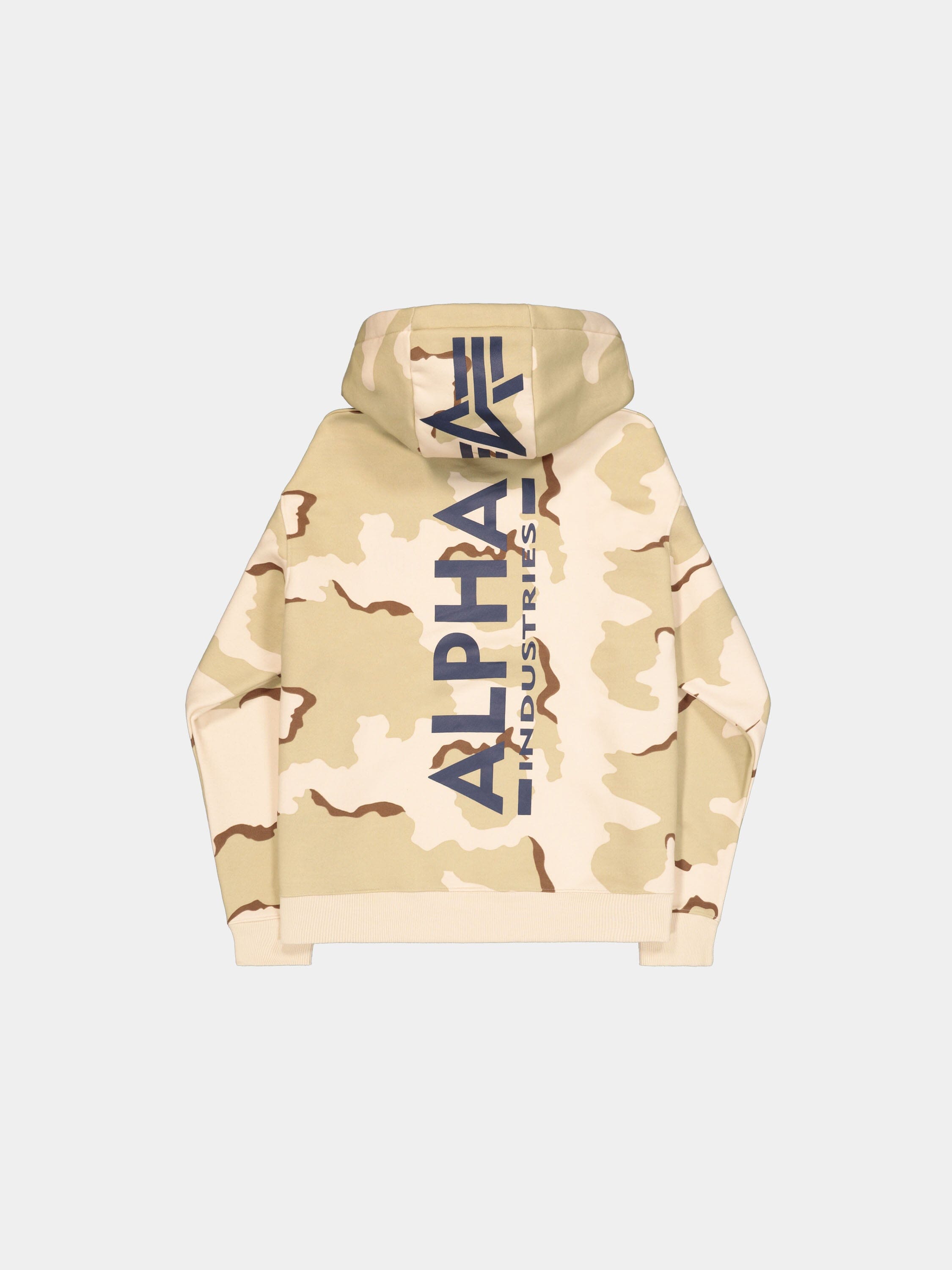 Backprint Camo Hoodie | Alpha Industries