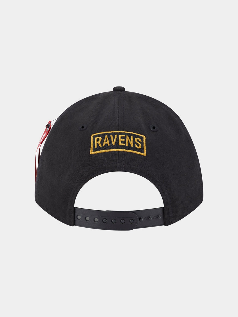 BALTIMORE RAVENS X ALPHA X NEW ERA 940 MC CAP ACCESSORY Alpha Industries