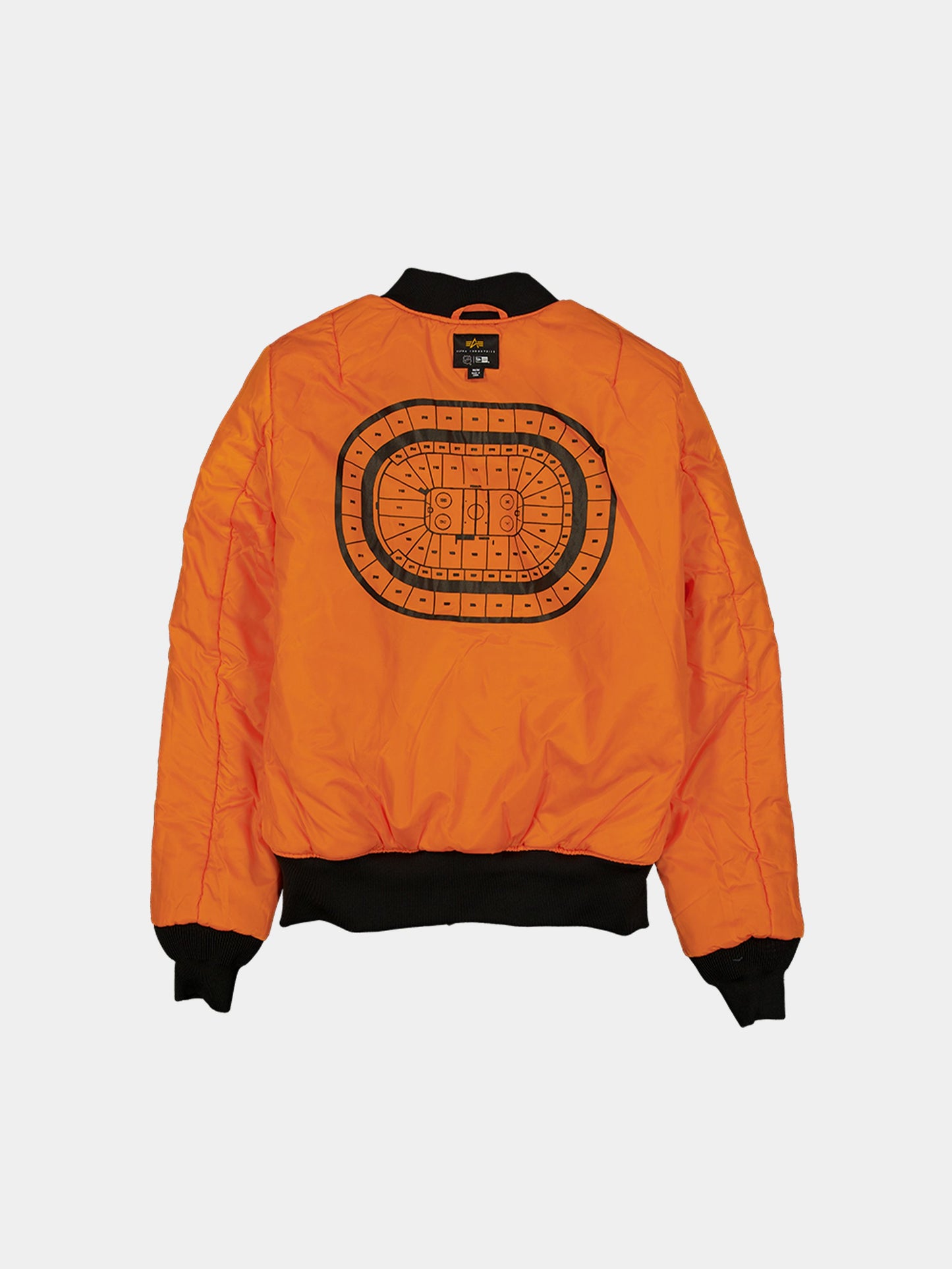 BUFFALO SABRES X ALPHA X NEW ERA MA-1 BOMBER JACKET (BLACK CAMO) OUTERWEAR Alpha Industries