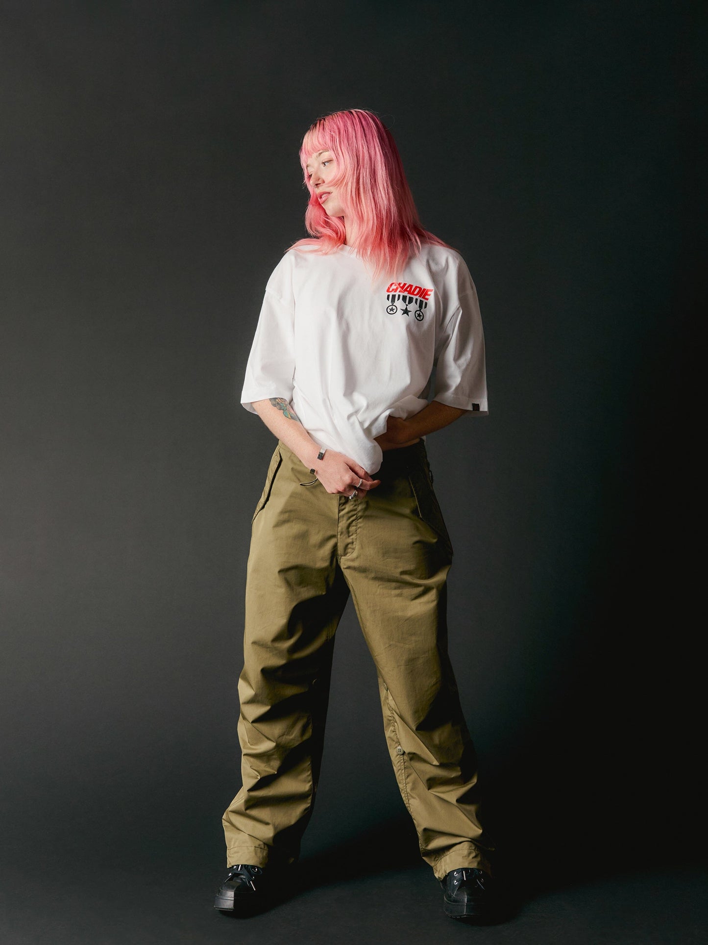 CHADIE X ALPHA CHOPPER TEE COLLAB Alpha Industries