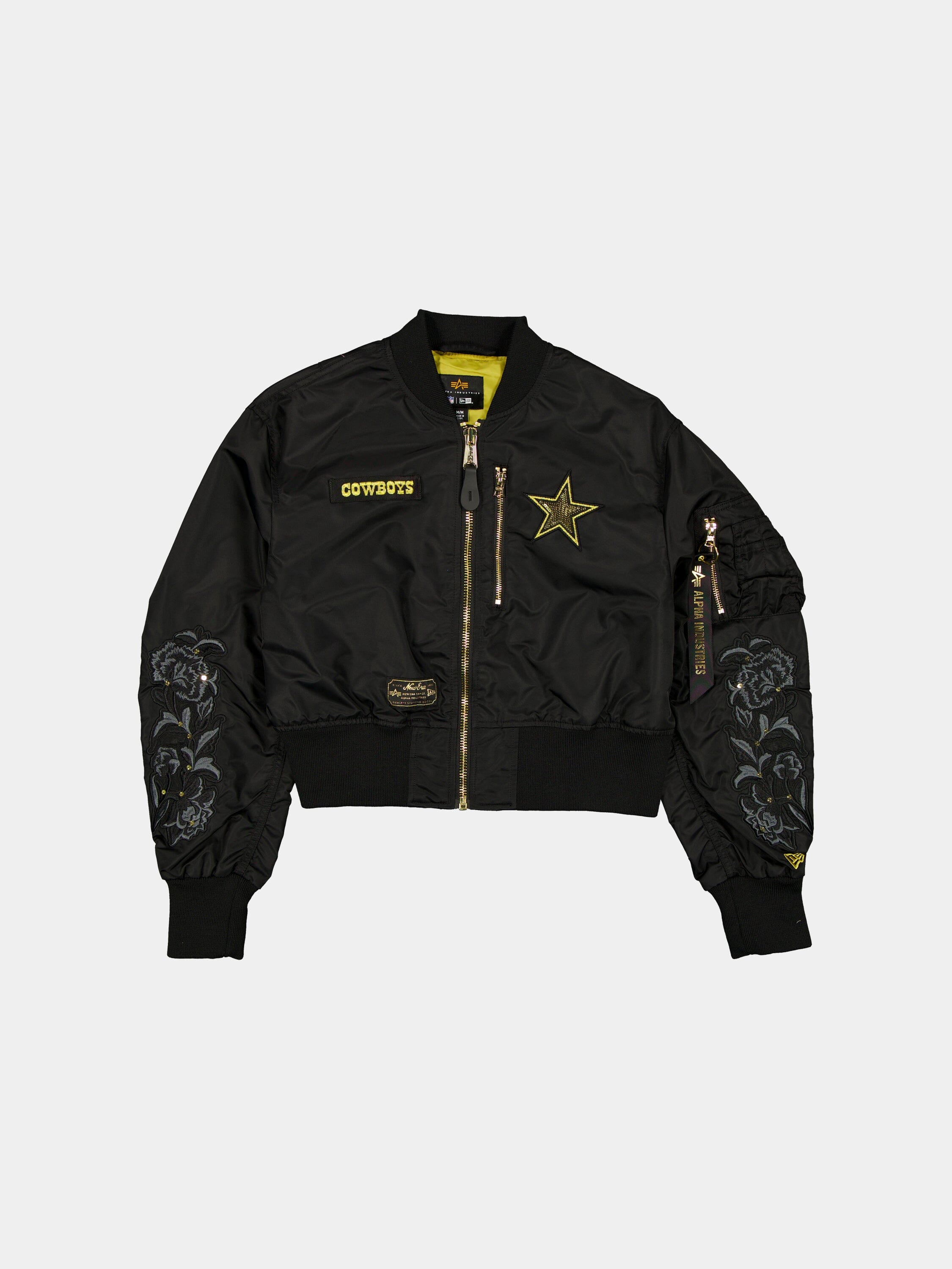 Dallas Cowboys X Alpha X New Era L-2B Cropped Bomber Jacket