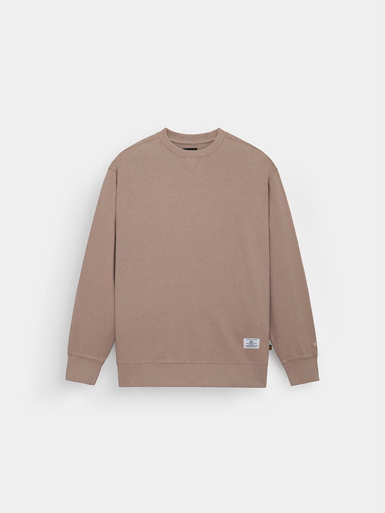 ESSENTIAL FRENCH TERRY CREWNECK GEN II TOP Alpha Industries ATLAS KHAKI XXS