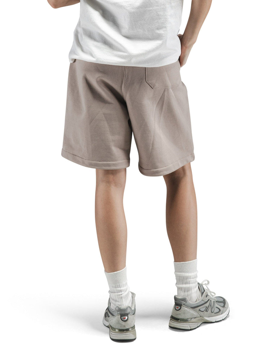 Alpha Industries Essential French Terry Short in Beige.