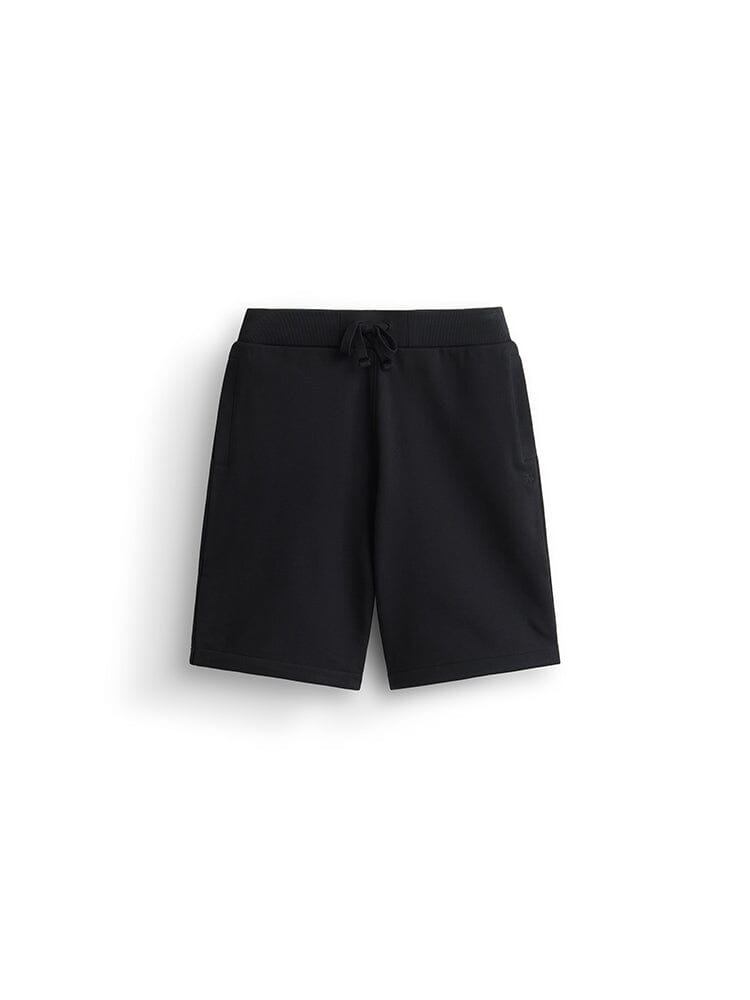 Alpha Industries Essential French Terry Short, Black, French terry, side pockets.