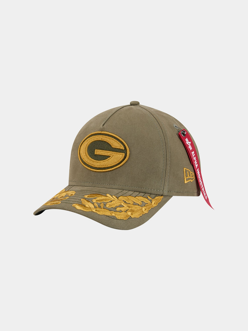 GREEN BAY PACKERS X ALPHA X NEW ERA 940 MC CAP ACCESSORY Alpha Industries GREEN O/S