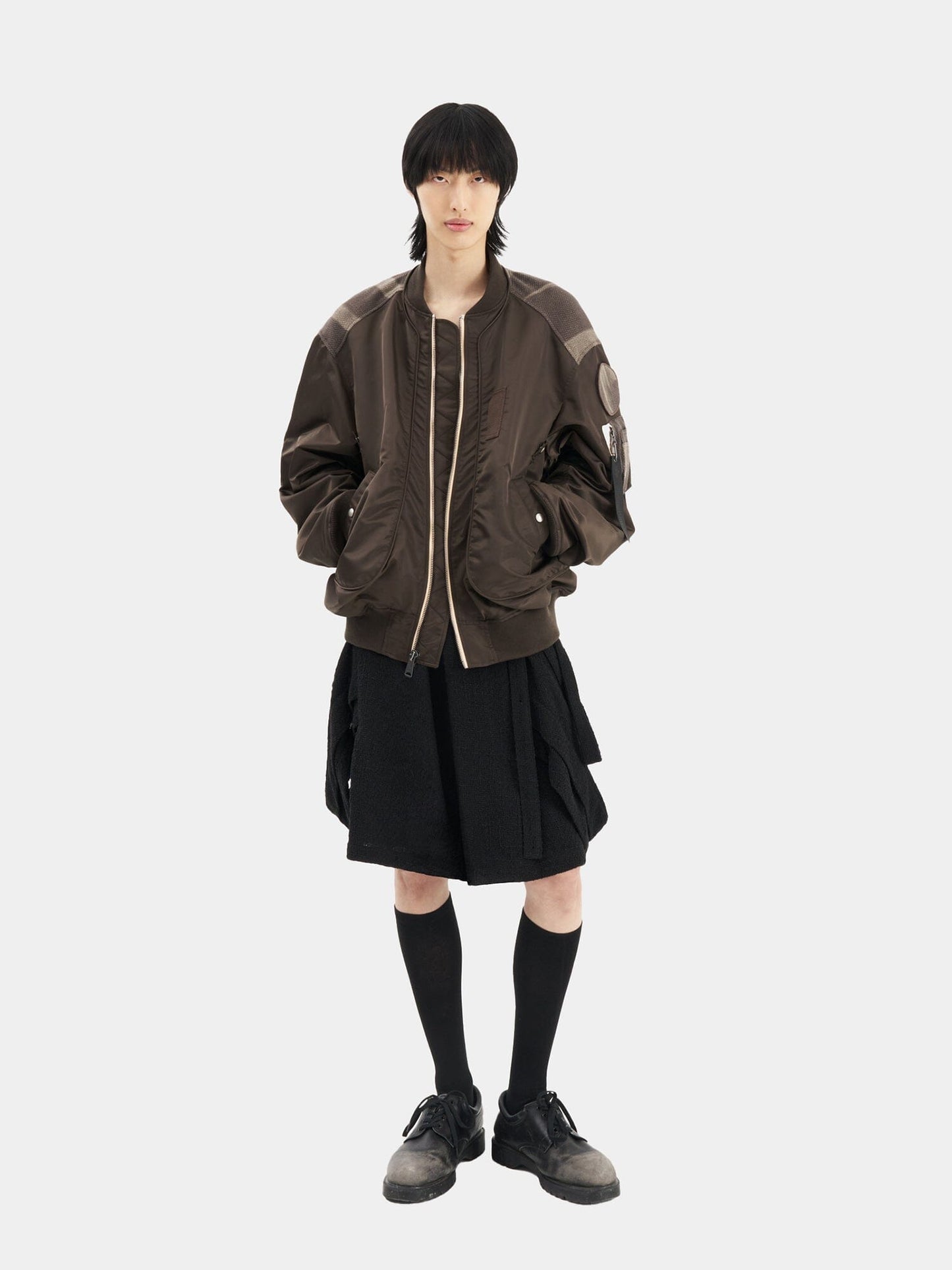 JIYONG KIM X ALPHA SUN-BLEACHED FLIGHT BOMBER OUTERWEAR Alpha Industries / JIYONGKIM