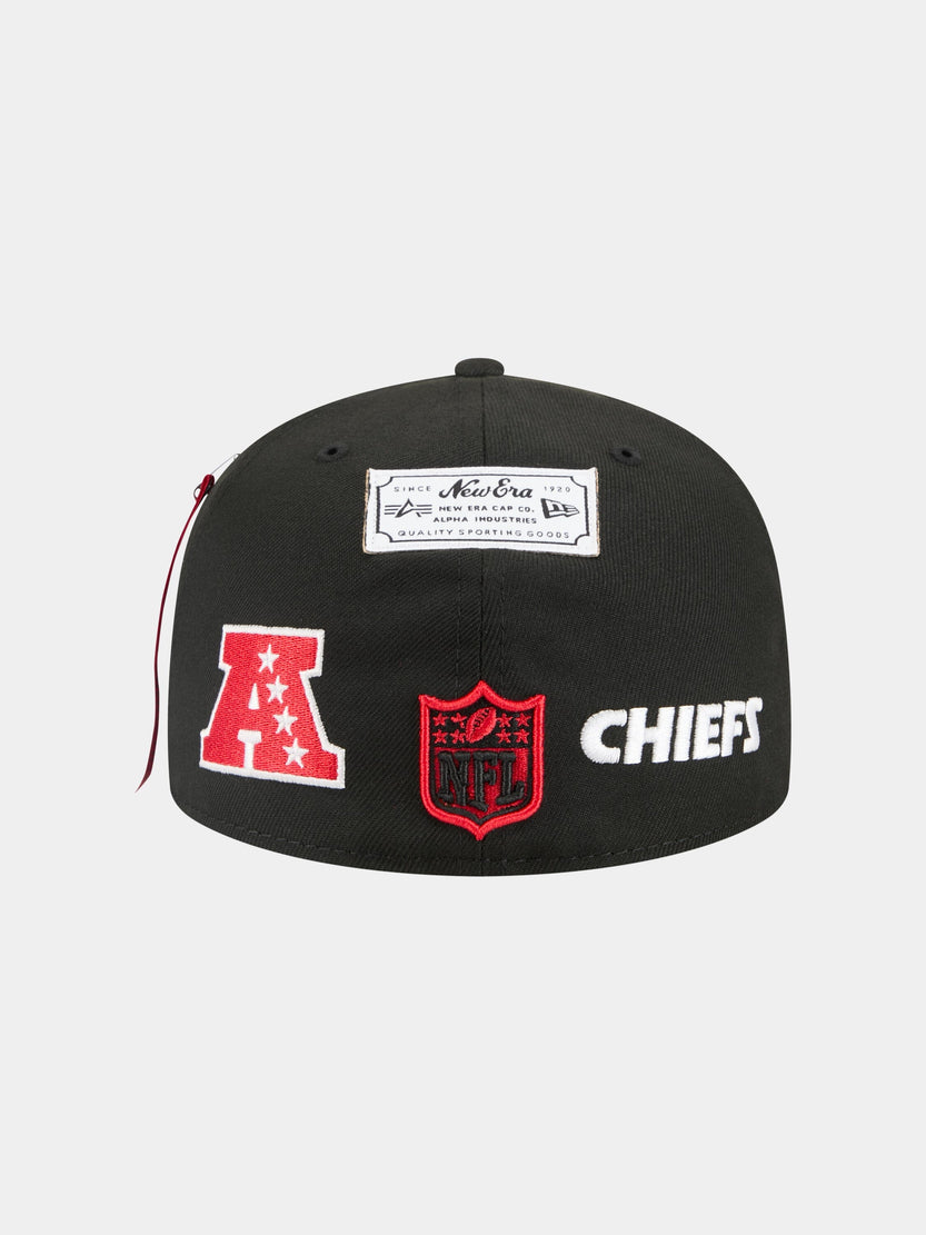 KANSAS CITY CHIEFS X ALPHA X NEW ERA 59FIFTY FITTED CAP ACCESSORY Alpha Industries