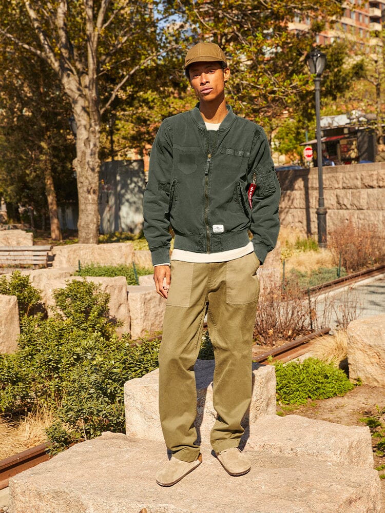 L-2B RIP AND REPAIR BOMBER JACKET OUTERWEAR Alpha Industries