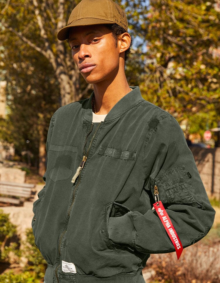 L-2B RIP AND REPAIR BOMBER JACKET OUTERWEAR Alpha Industries