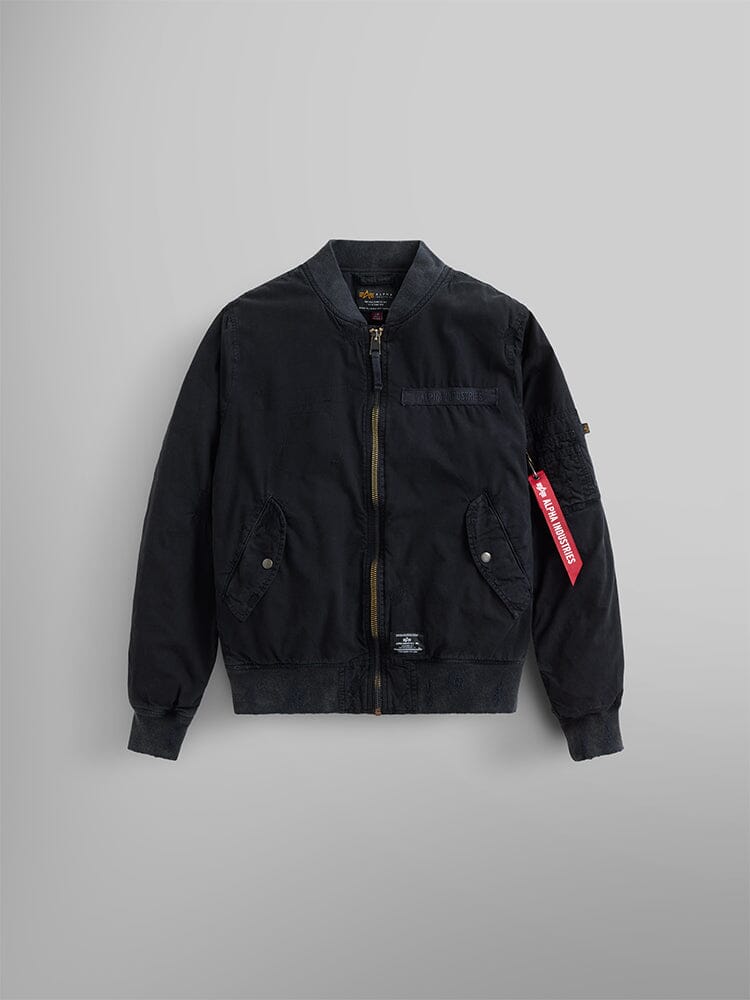 L-2B RIP AND REPAIR BOMBER JACKET OUTERWEAR Alpha Industries BLACK XS 