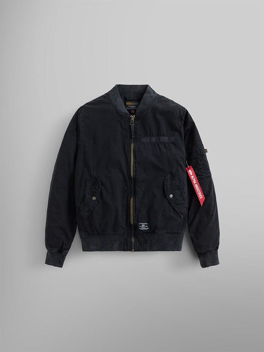L-2B RIP AND REPAIR BOMBER JACKET OUTERWEAR Alpha Industries BLACK XS