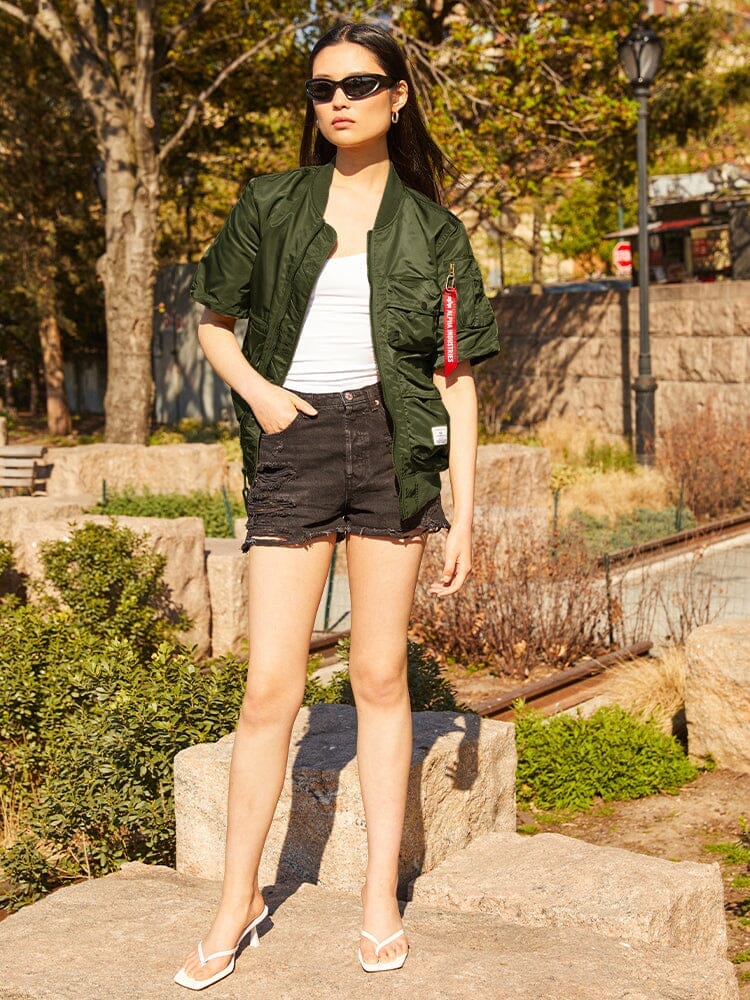 L-2B SHORT SLEEVE BOMBER JACKET OUTERWEAR Alpha Industries