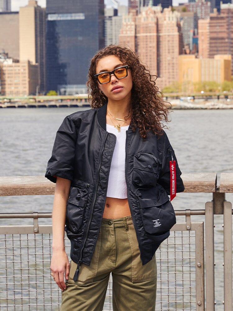 L-2B SHORT SLEEVE BOMBER JACKET OUTERWEAR Alpha Industries