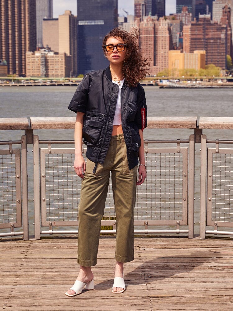 L-2B SHORT SLEEVE BOMBER JACKET OUTERWEAR Alpha Industries