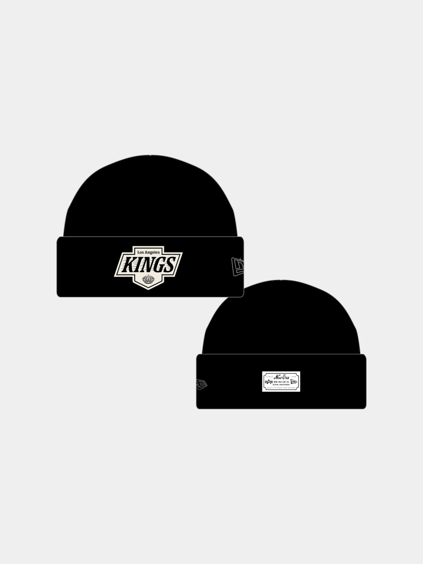 LOS ANGELES KINGS X ALPHA X NEW ERA SHORT CUFF BEANIE ACCESSORY Alpha Industries