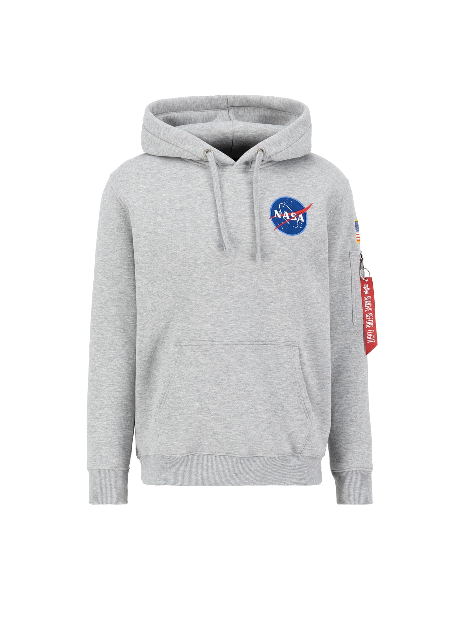 NASA SPACE SHUTTLE HOODIE SALE Alpha Industries MEDIUM CHARCOAL HEATHER XXS