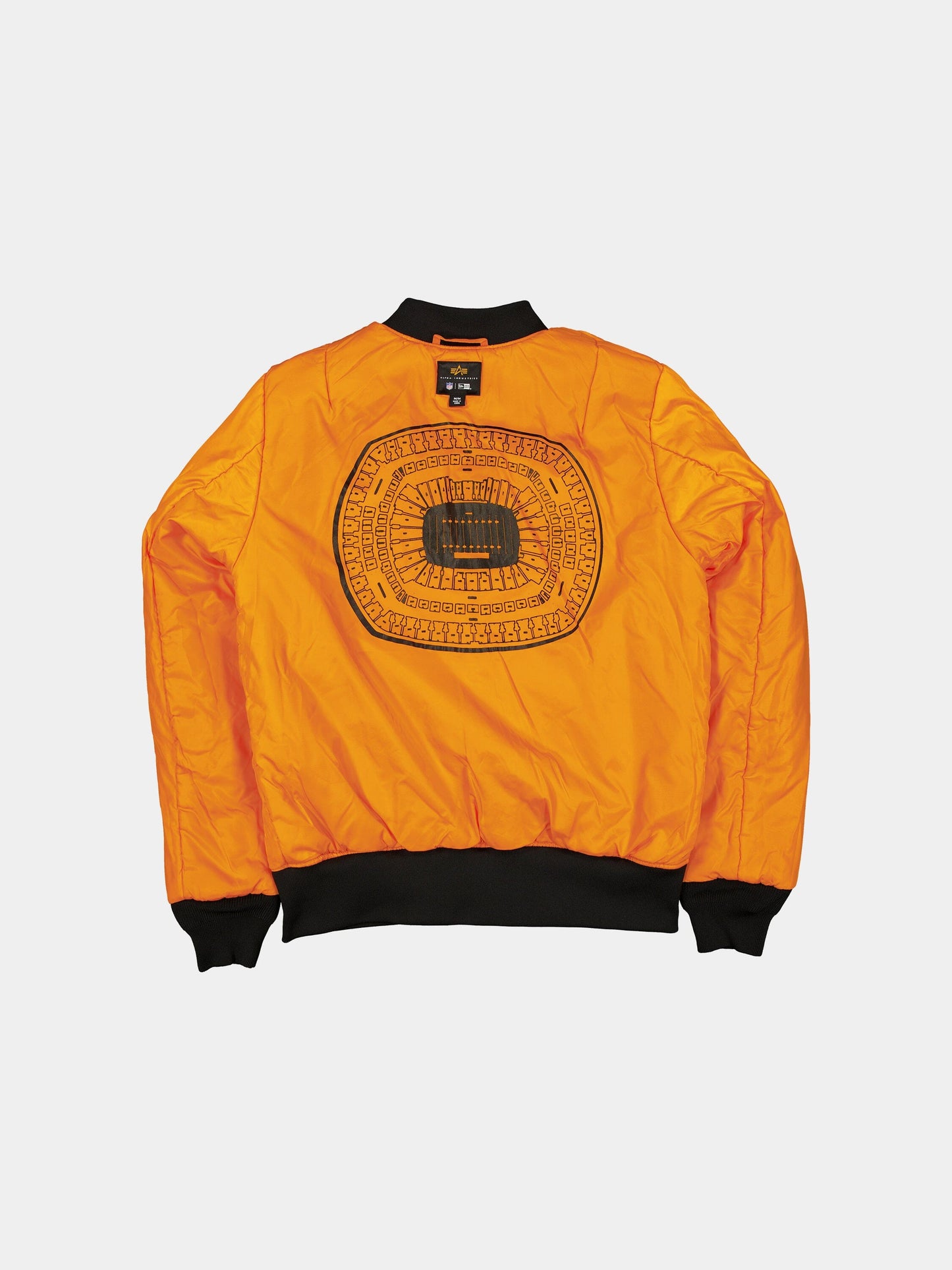 NEW YORK GIANTS X ALPHA X NEW ERA MA-1 BOMBER JACKET (BLACK CAMO) OUTERWEAR Alpha Industries