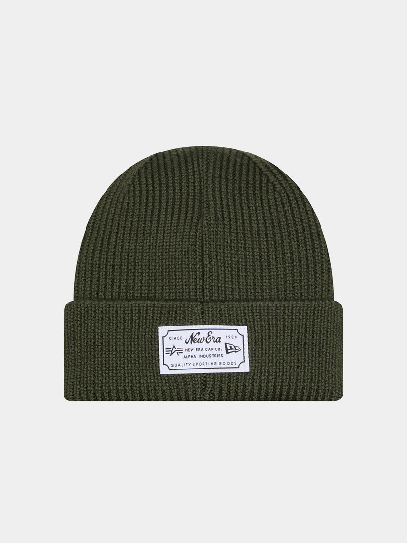 NEW YORK GIANTS X ALPHA X NEW ERA SHORT CUFF BEANIE ACCESSORY Alpha Industries