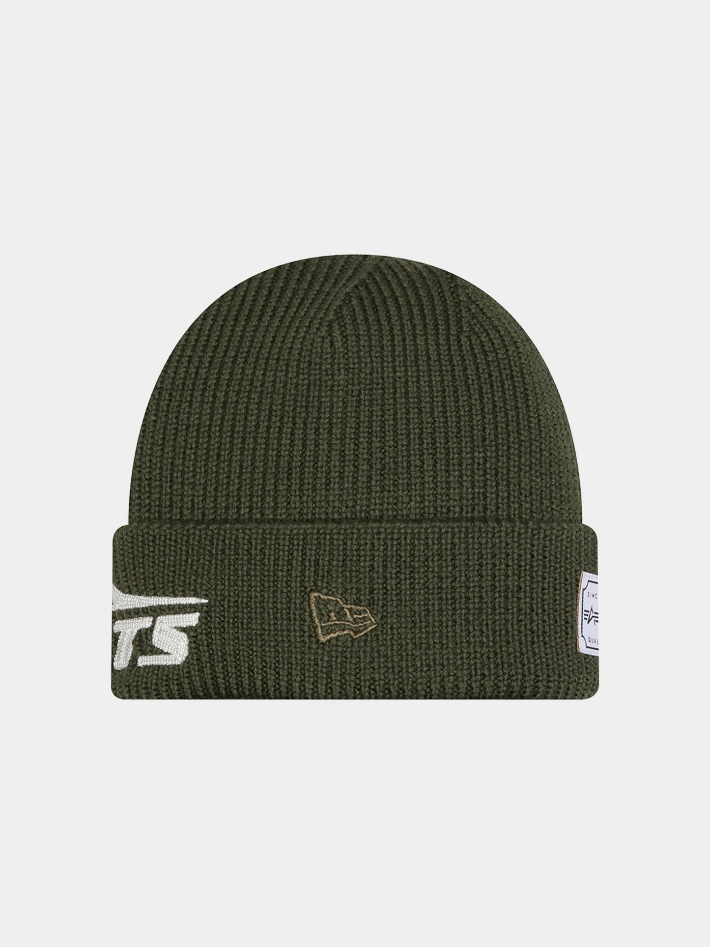 NEW YORK JETS X ALPHA X NEW ERA SHORT CUFF BEANIE ACCESSORY Alpha Industries