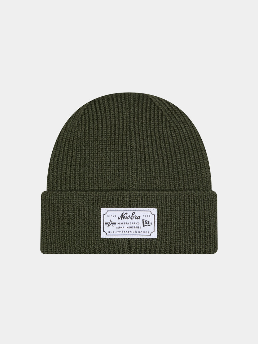 NEW YORK JETS X ALPHA X NEW ERA SHORT CUFF BEANIE ACCESSORY Alpha Industries