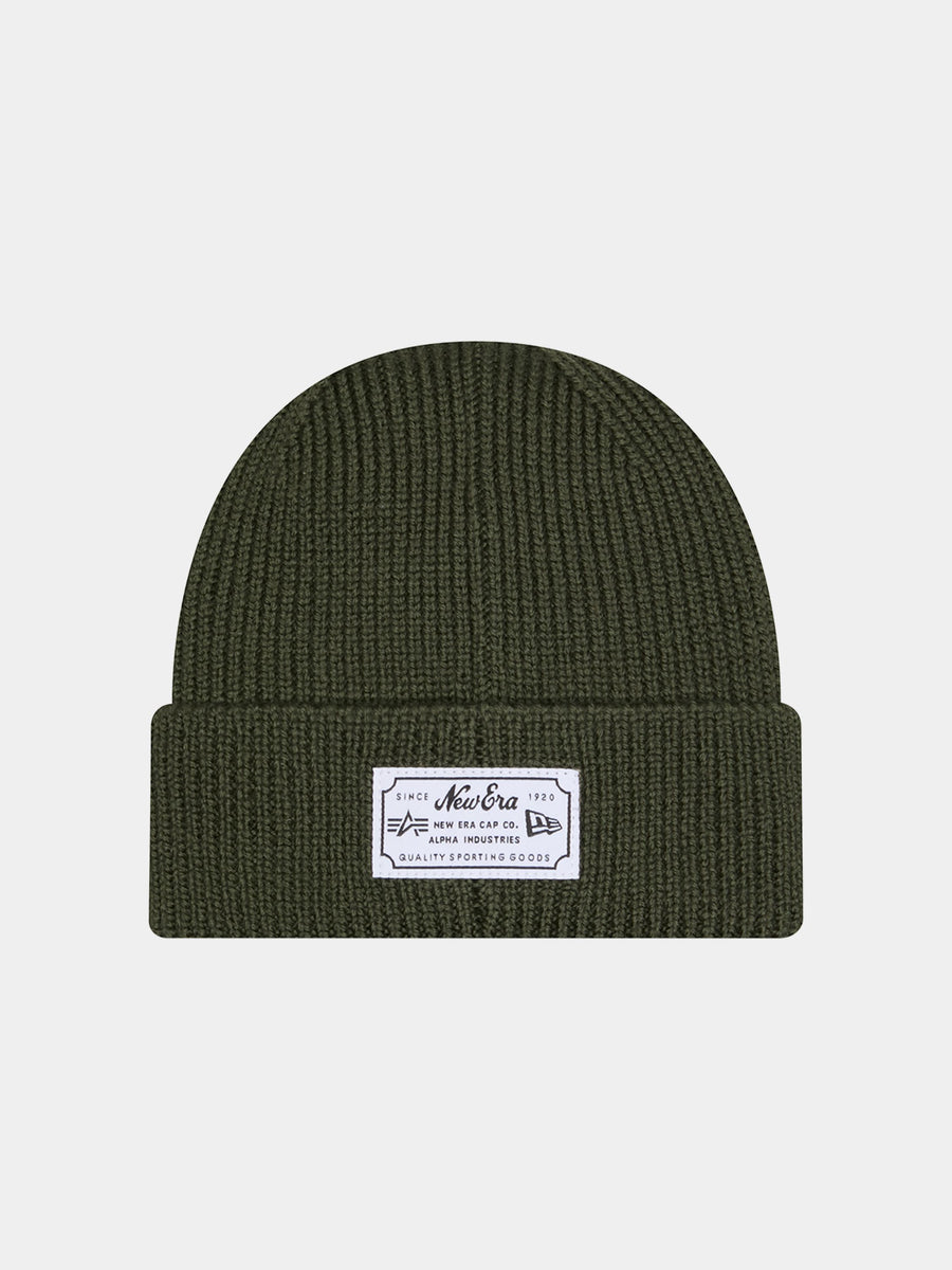 NEW YORK JETS X ALPHA X NEW ERA SHORT CUFF BEANIE ACCESSORY Alpha Industries