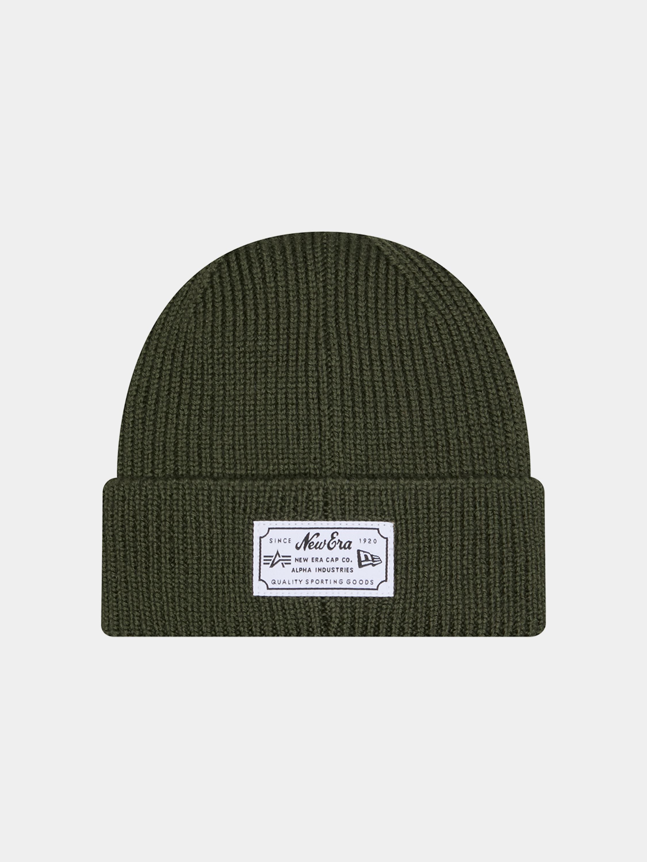 NEW YORK JETS X ALPHA X NEW ERA SHORT CUFF BEANIE ACCESSORY Alpha Industries