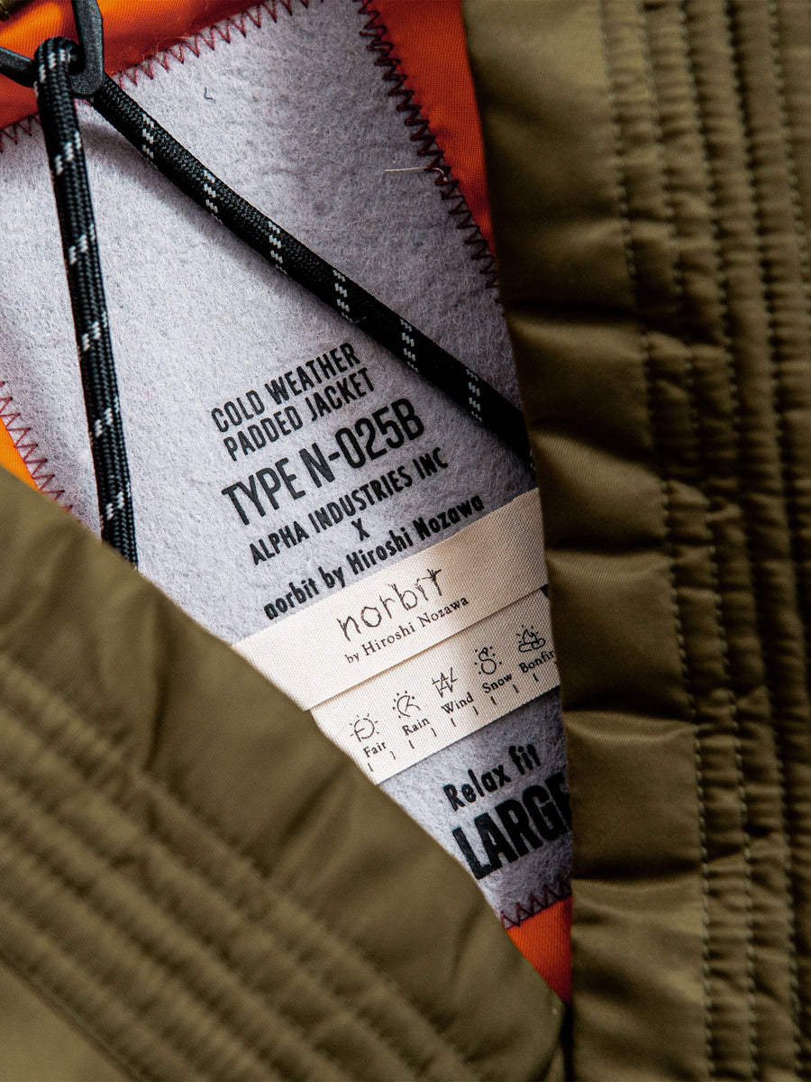 NORBIT X ALPHA N-3B SAMUE JACKET OUTERWEAR Alpha Industries