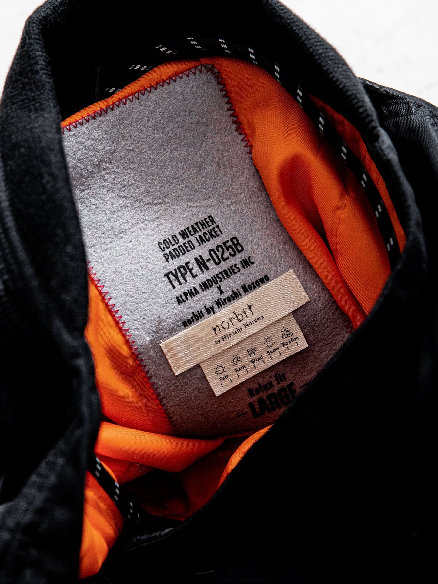 NORBIT X ALPHA N-3B SAMUE JACKET OUTERWEAR Alpha Industries