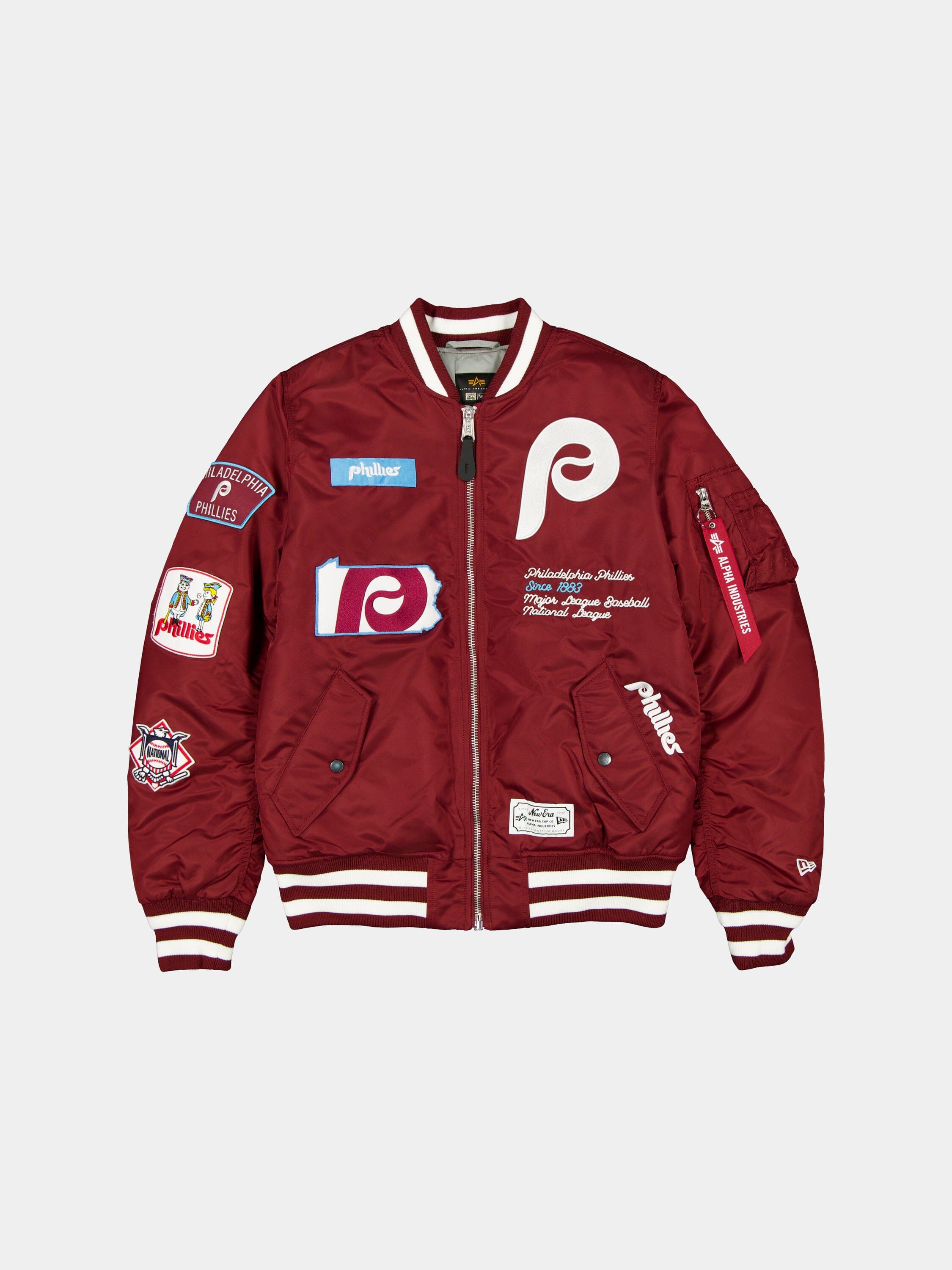 Philadelphia Phillies X Alpha X New Era MA-1 Bomber Jacket