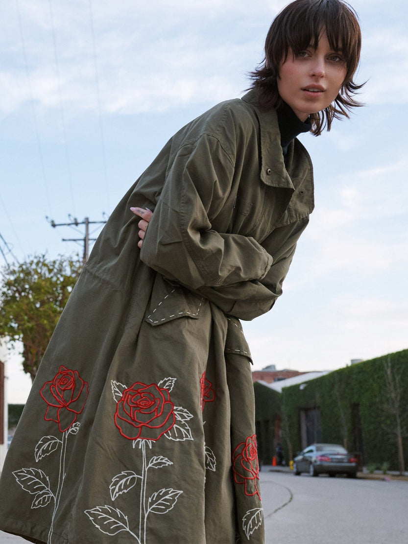 RESUPPLY UPCYCLE FLORAL FISHTAIL OUTERWEAR Alpha Industries