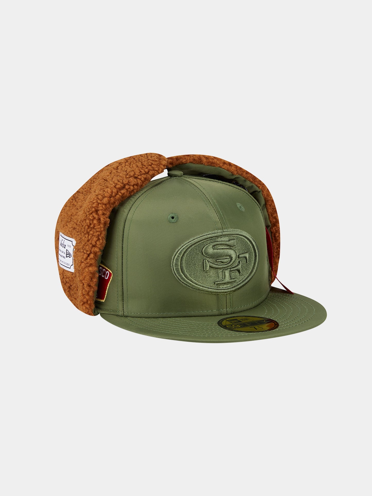 SAN FRANCISCO 49ERS X ALPHA X NEW ERA 5950 DOG EAR CAP (GREEN) ACCESSORY Alpha Industries