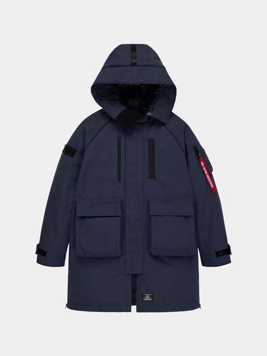 SERGEANT PUFFER PARKA OUTERWEAR Alpha Industries REPLICA BLUE XS
