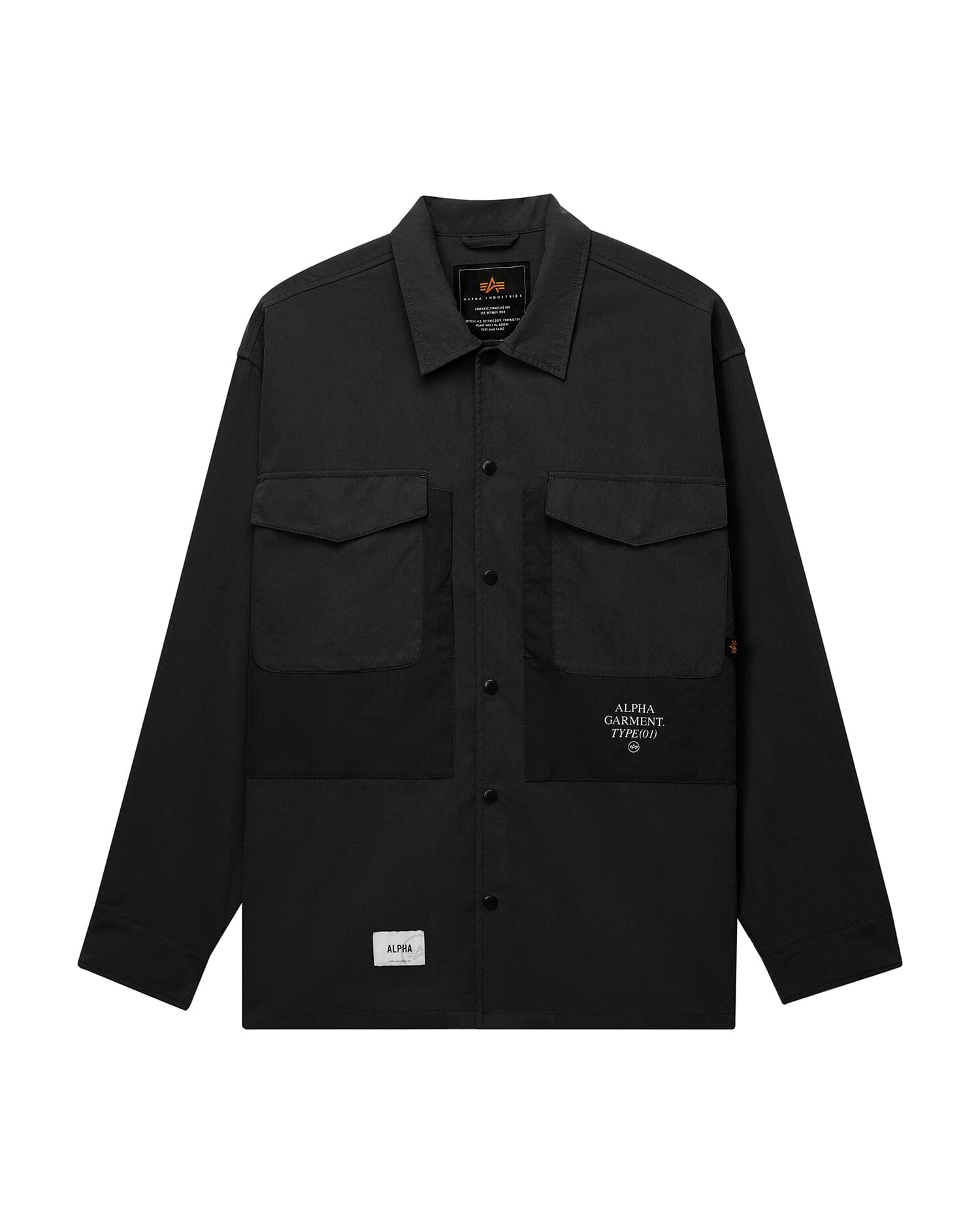 UNFRM CTN SHIRT TOP Alpha Industries BLACK S