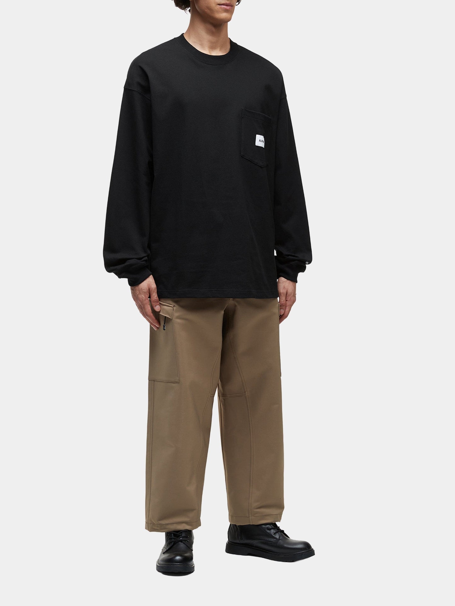 UNFRM LONG-SLEEVED POCKET T-SHIRT TOP Alpha Industries