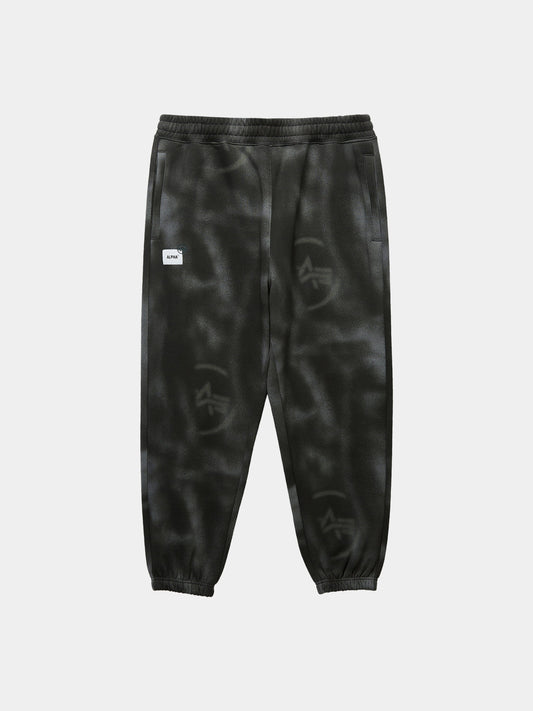 UNFRM WASHED SWEATPANT BOTTOM Alpha Industries GRAY XS