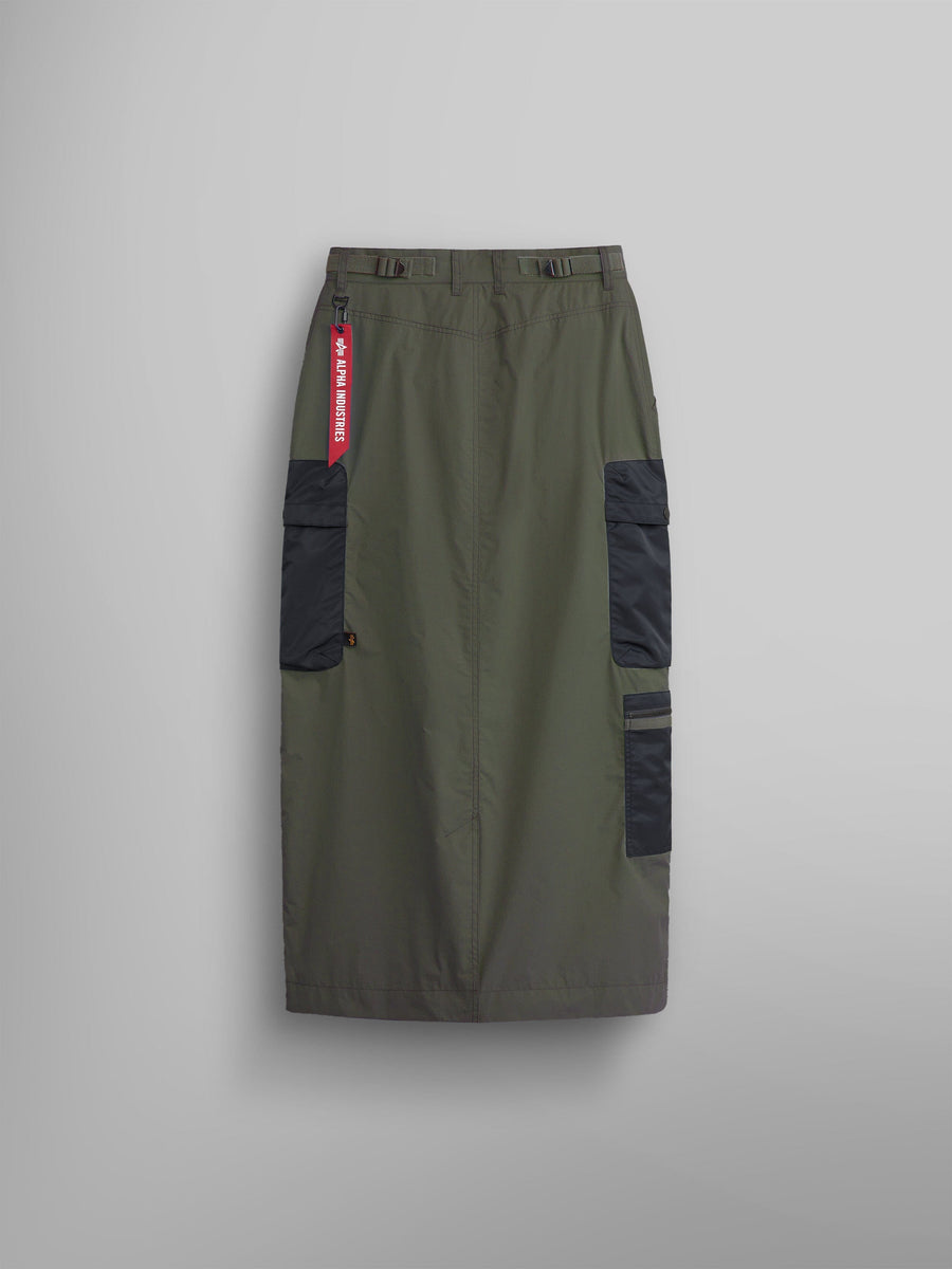 WOMEN'S M-65 SKIRT SALE Alpha Industries / FW24-DROP1-RECN FIELD GRAY XS