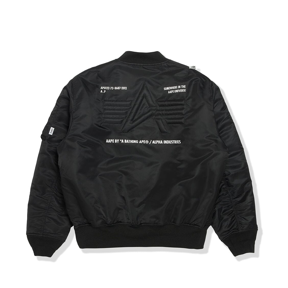 AAPE X ALPHA MA-1 QUILTED REVERSIBLE JACKET OUTERWEAR Alpha Industries