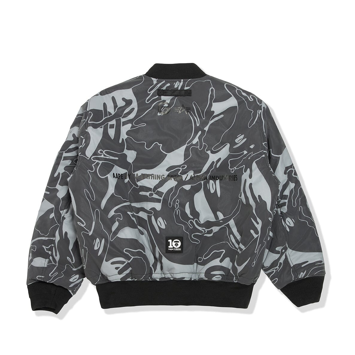 AAPE X ALPHA MA-1 QUILTED REVERSIBLE JACKET OUTERWEAR Alpha Industries