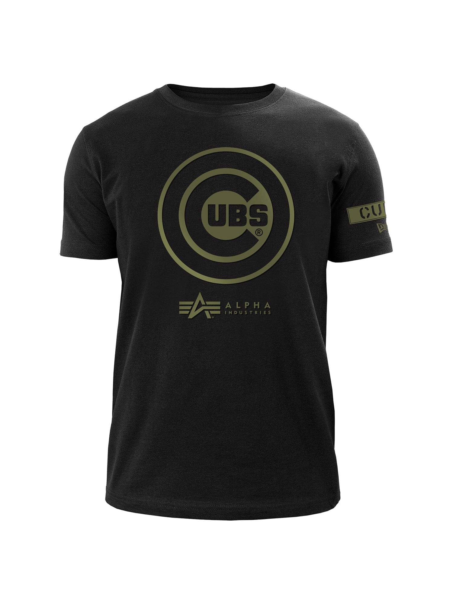 Alpha Industries | Chicago Cubs T-Shirt | MLB x Alpha x New Era | Alpha Industries Black / S