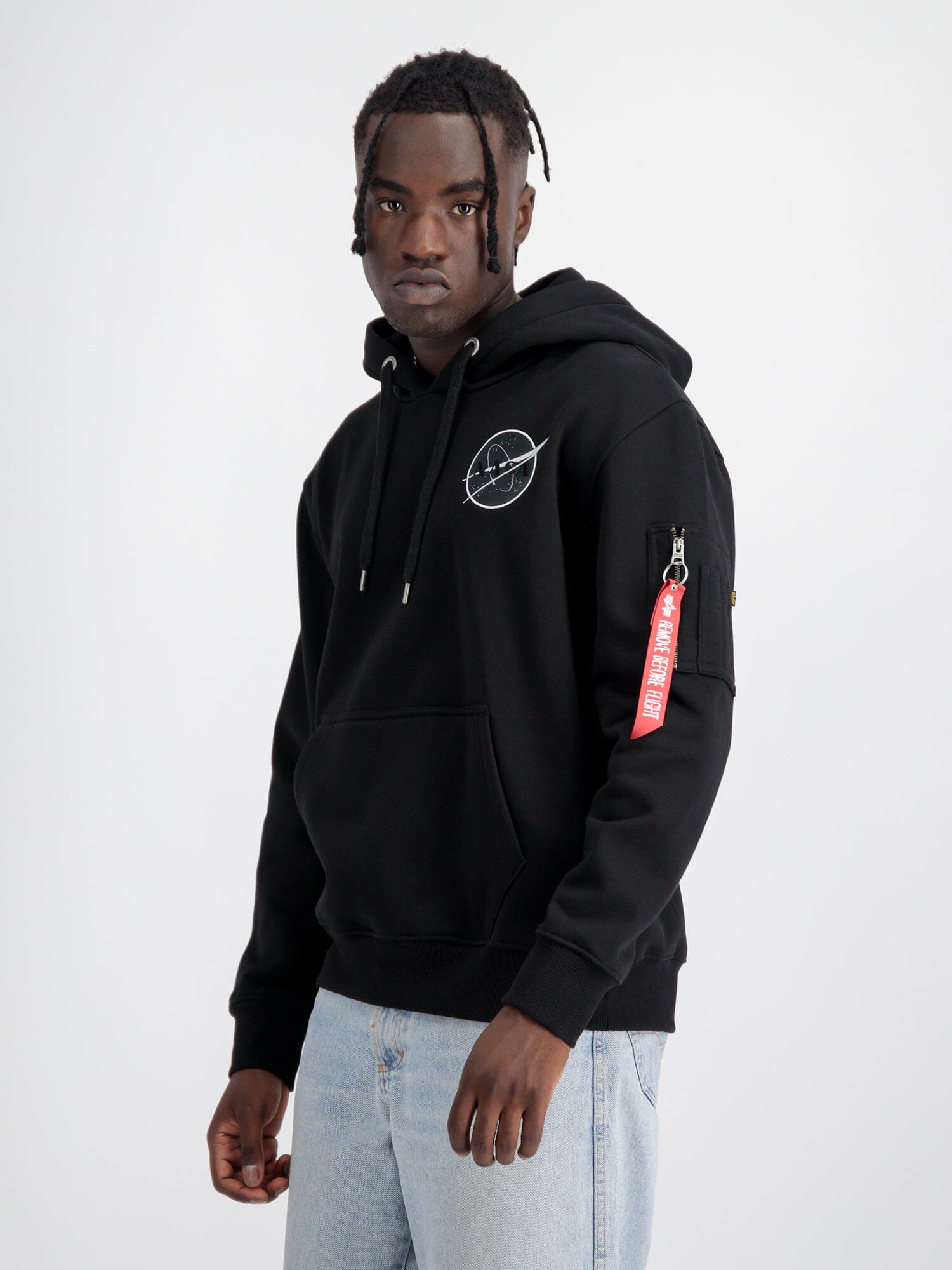 NASA DARK HOODIE | Alpha