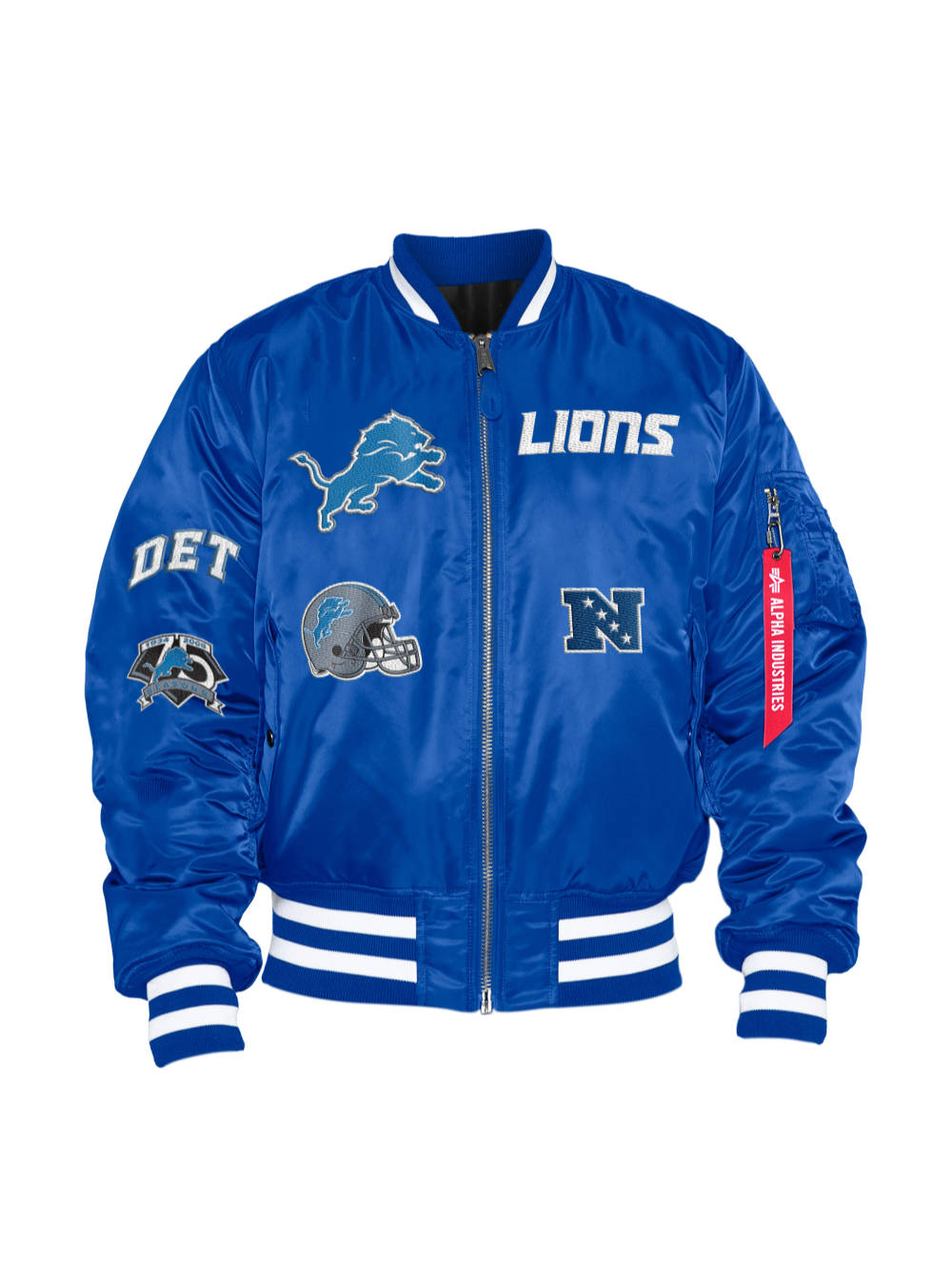 detroit lions starter jacket black